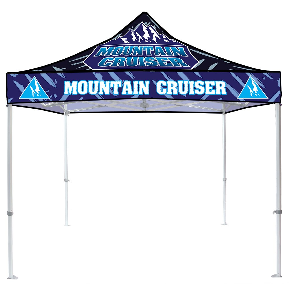 Casita 10 ft. Heavy Duty Aluminum Tent — Graphic Package / Black Trim Color